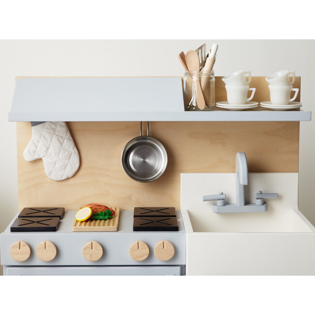 Essential Play Kitchen Hood, Grey - Play Kitchens - 6
