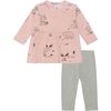 Animal Graphic Outfit, Pink - Mixed Apparel Set - 1 - thumbnail