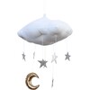 LUXE Cloud Mobile, Silver Stars + Gold Moon - Mobiles - 1 - thumbnail