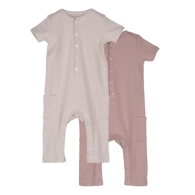 Baby Wilson Coverall Duo, Pink Multi - Onesies - 1