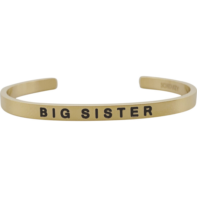 Baby & Child Big Sister Bracelet, Gold