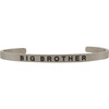 Baby & Child Big Brother Bracelet, Silver - Bracelets - 1 - thumbnail