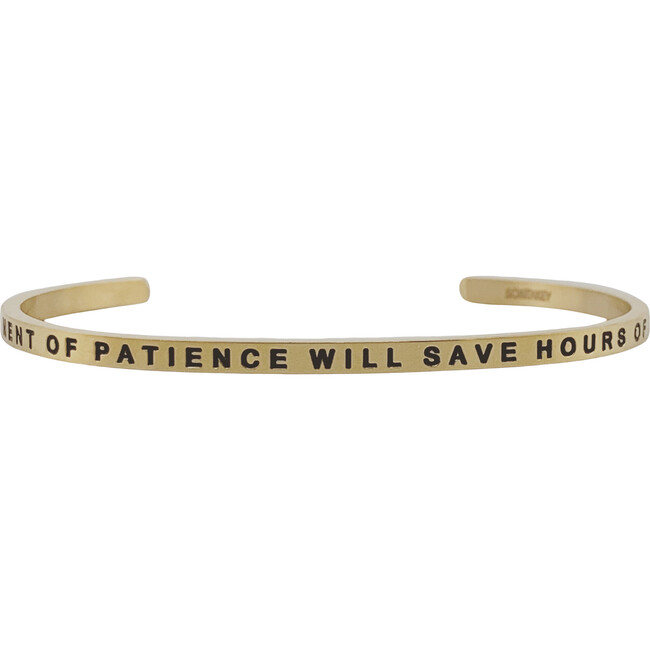 Women's Patience Bracelet, Gold