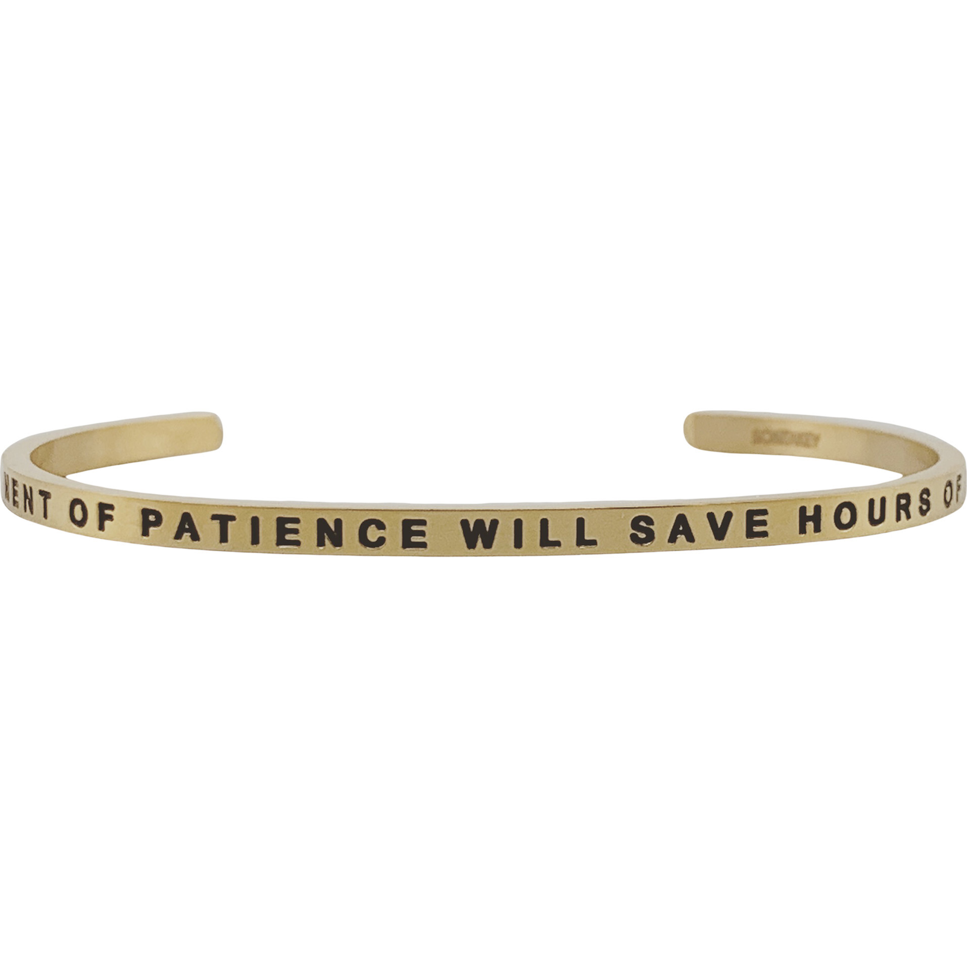 Women's Patience Bracelet, Gold - Bracelets - 1