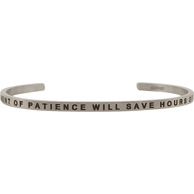 Women's Patience Bracelet, Silver