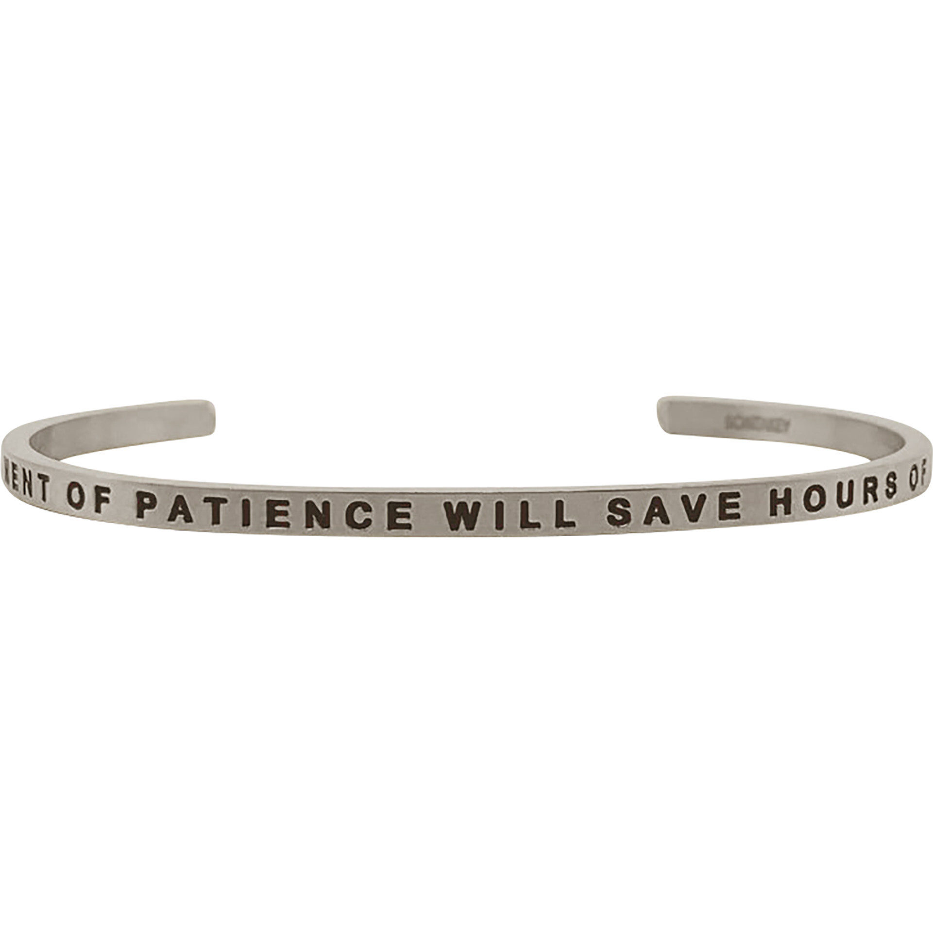 Women's Patience Bracelet, Silver - Bracelets - 1