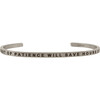 Women's Patience Bracelet, Silver - Bracelets - 1 - thumbnail