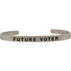 *Exclusive* Baby Vote Bracelet, Silver - Bracelets - 1 - thumbnail