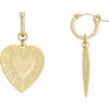 The Best Is Yet To Come Huggies, Gold - Earrings - 1 - thumbnail