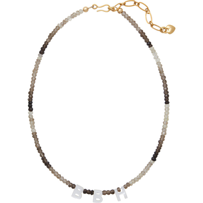 Say My Name Necklace, Smoky Quartz - Necklaces - 1
