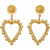 Heart Of Gold Earrings, Gold - Earrings - 1 - thumbnail
