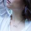 Sterling Silver "Carpe Diem" Poesy Ring Necklace - Necklaces - 2