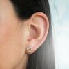 Diamond Heart Studs - Earrings - 2