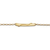 18K Yellow Gold Snake "Never Fear" Snake Petite Poesy Bracelet - Bracelets - 3