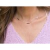 Sterling Silver Nameplate Necklace, 3 Names - Necklaces - 2 - thumbnail