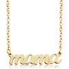 Gold Script Mama Nameplate Necklace - Necklaces - 1 - thumbnail