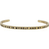 Youth "I Believe In Myself & My Abilities" Bracelet, Gold - Bracelets - 1 - thumbnail