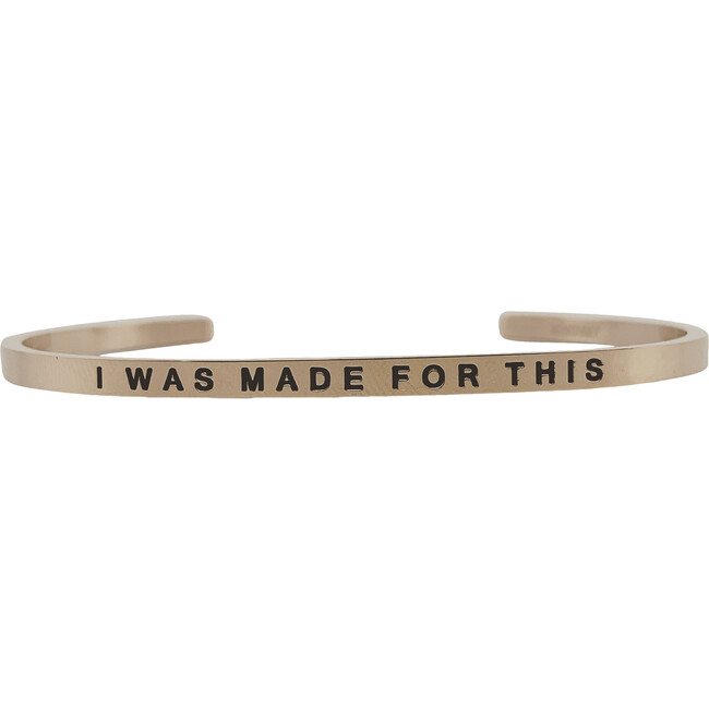 Women's "I Was Made For This" Bracelet, Rose Gold