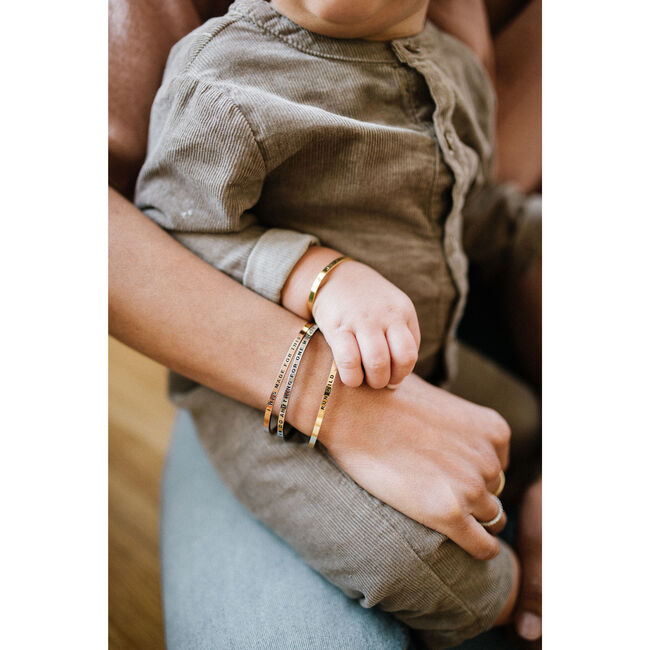 Women's "I Was Made For This" Bracelet, Gold - Bracelets - 2