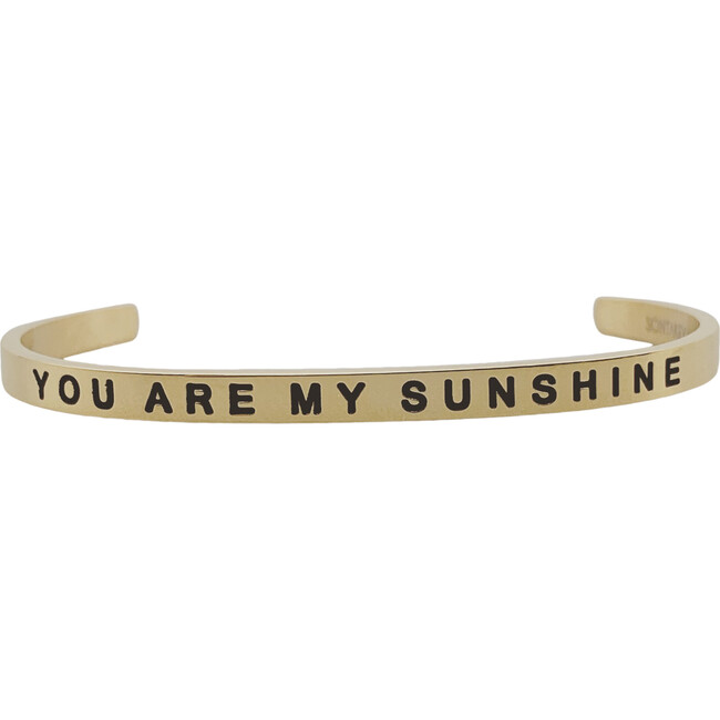Baby & Child "You Are My Sunshine" Bracelet, Gold