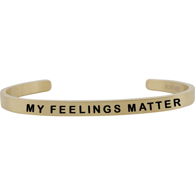 Baby & Child "My Feelings Matter" Bracelet, Gold