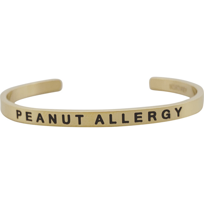 Baby & Child Peanut Allergy Bracelet, Gold - Bracelets - 1