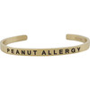 Baby & Child Peanut Allergy Bracelet, Gold - Bracelets - 1 - thumbnail