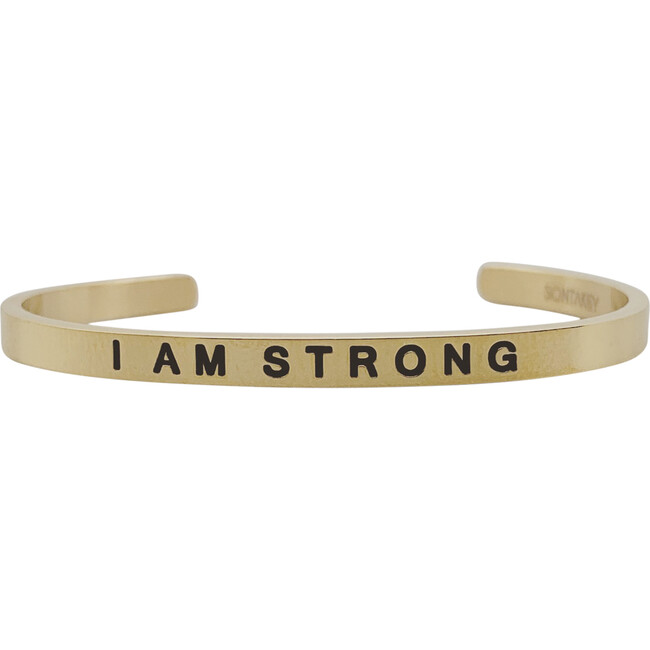 Baby & Child "I Am Strong" Bracelet, Gold