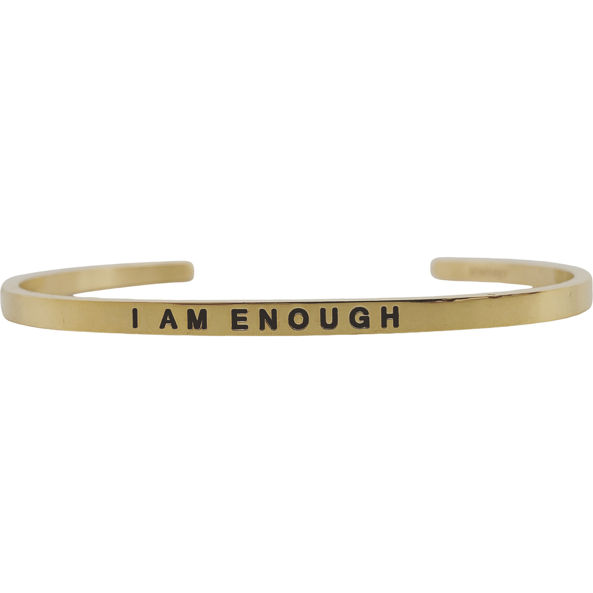 Baby & Child "I Am Enough" Bracelet, Gold - Bracelets - 1