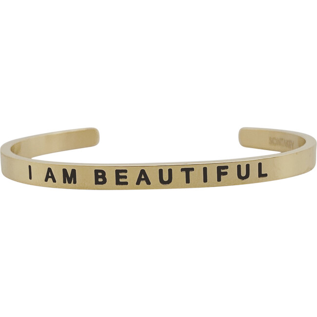 Baby & Child "I Am Beautiful" Bracelet, Gold