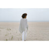 Women's Lightweight Poncho, Gray Lady - Sweaters - 2