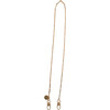 Rinidi Face Mask Chain & Sunglass Lanyard Strap, Gold - Face Masks - 1 - thumbnail