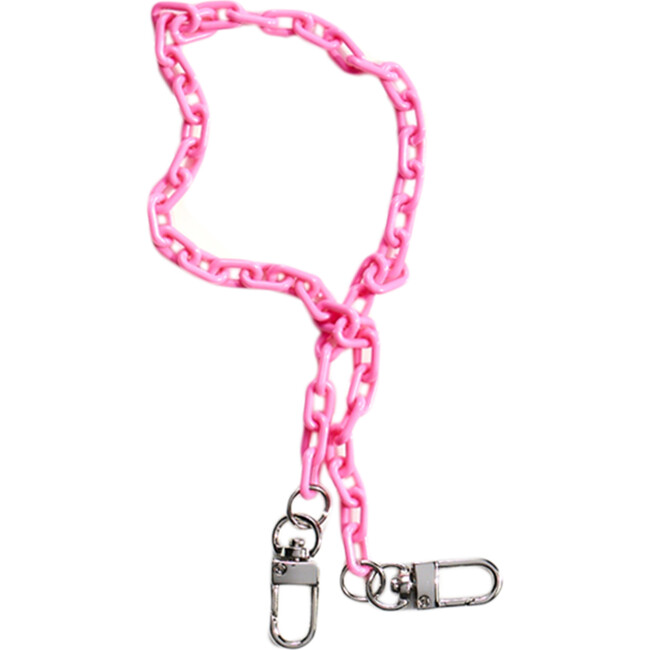 Dylan Kids & Adult Face Mask Chain Strap, Hot Pink