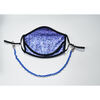 Dylan Kids & Adult Face Mask Chain Strap, Royal Blue - Face Masks - 3 - thumbnail