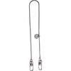 Charlie Mini Face Mask Chain Strap, Silver - Face Masks - 1 - thumbnail