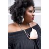 Nikki Mini Face Mask Chain Strap, Silver - Face Masks - 2