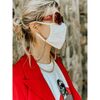 Nikki Long Face Mask Chain Strap, Gold - Face Masks - 4