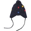 Wild Flower Hat, Navy - Hats - 1 - thumbnail