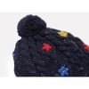 Wild Flower Hat, Navy - Hats - 2