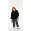 Goldie Faux Fur Jacket, Noir - Coats - 2