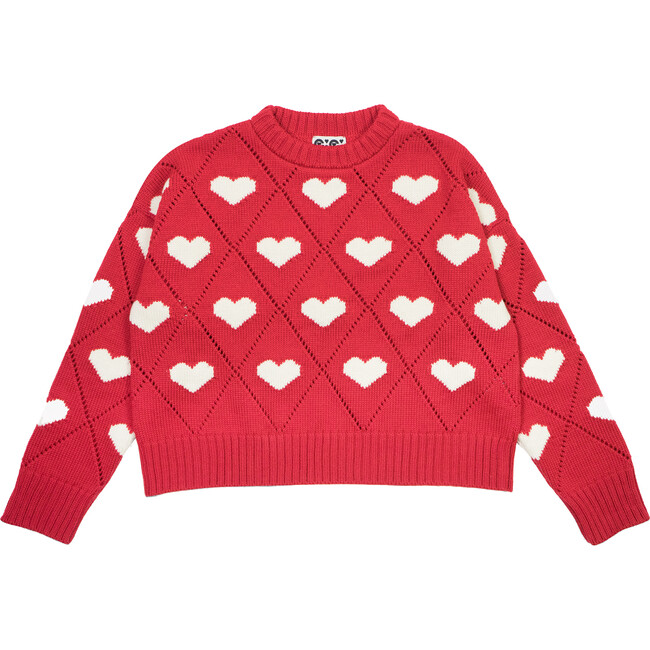 Women's Love Sweater, Red