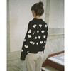 Women's Love Sweater, Black - Sweaters - 4 - thumbnail