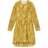 Women's Wara Brush Stripes Dress, Cinnamon - Dresses - 1 - thumbnail