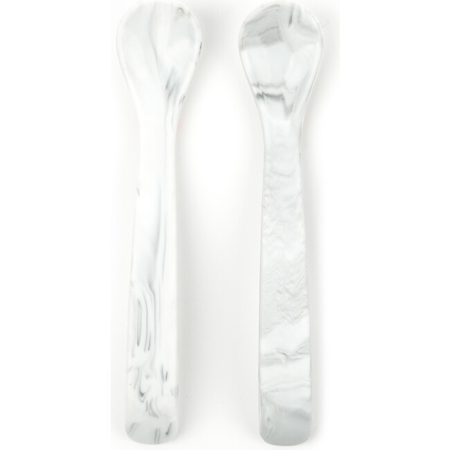 Marble Spoon Set, Grey - Other Accessories - 1