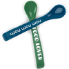 Food Lover Nom Nom Nom Spoon Set, Green Blue - Other Accessories - 2