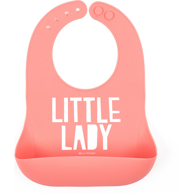 Little Lady Wonder Bib, Pink