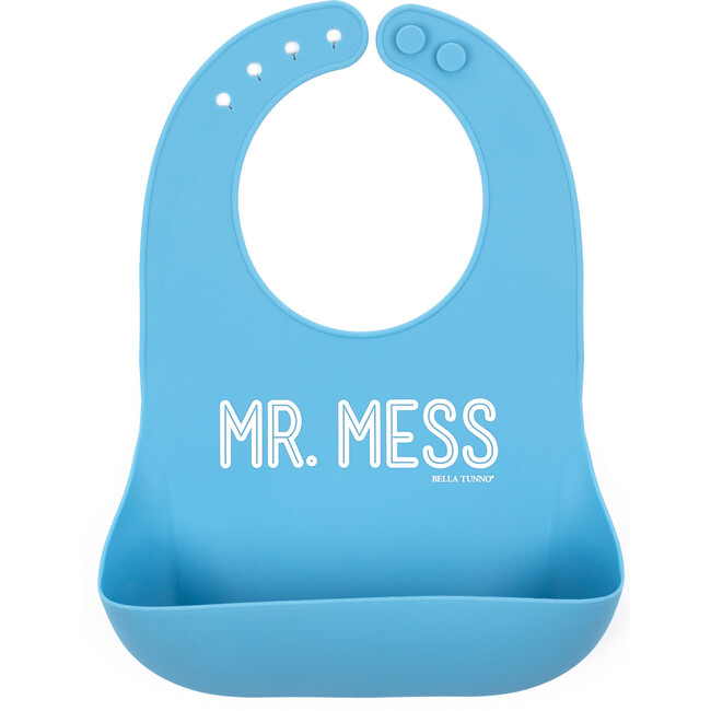 Mr Mess Wonder Bib, Blue