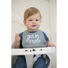 Get in My Belly Wonder Bib, Grey - Other Accessories - 2