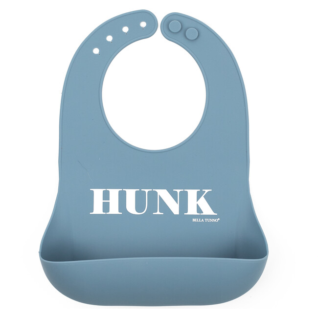 Hunk Wonder Bib, Blue