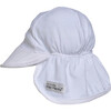 Swim Flap Hat 2 Pack, White & Navy - Hats - 3